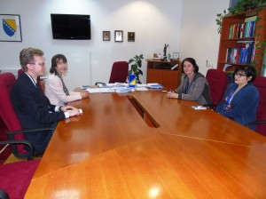 ACTING CHIEF PROSECUTOR MET WITH THE AMBASSADRESS OF THE SWISS CONFEDERATION TO BIH