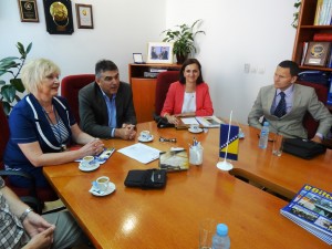 CHIEF PROSECUTOR AND OFFICIALS OF THE PROSECUTOR’S OFFICE OF BIH MET WITH THE DELEGATION OF THE STATE PROSECUTORIAL COUNCIL OF THE REPUBLIC OF SERBIA