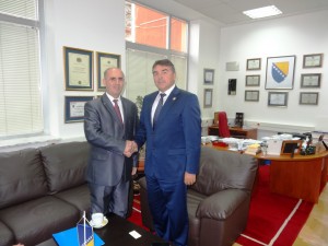 CHIEF PROSECUTOR MET WITH THE AMBASSADOR OF THE REPUBLIC OF MACEDONIA IN BOSNIA AND HERZEGOVINA. THEY DISCUSSED COOPERATION BETWEEN THE JUDICIAL INSTITUTIONS