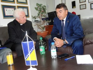 MONSIGNOR FRANJO KOMARICA, BISHOP OF BANJA LUKA, VISITED THE PROSECUTOR’S OFFICE OF BIH AND MET WITH THE CHIEF PROSECUTOR