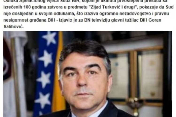 IZJAVE GLAVNOG TUŽIOCA NAKON PRVOSTEPENE PRESUDE U PREDMETU TURKOVIĆ I DR.