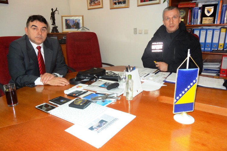 CHIEF PROSECUTOR MET WITH THE DIRECTOR OF THE DIRECTORATE FOR COORDINATION OF POLICE BODIES. THEY DISCUSSED THE SECURITY SITUATION IN BOSNIA AND HERZEGOVINA AND COOPERATION 