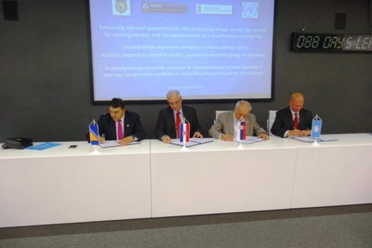 GUIDELINES FOR ENHANCING REGIONAL CO-OPERATION IN WAR CRIMES PROCESSING, SEARCH FOR MISSING PERSONS AND ESTABLISHMENT OF A COORDINATION MECHANISM SIGNED IN SARAJEVO 