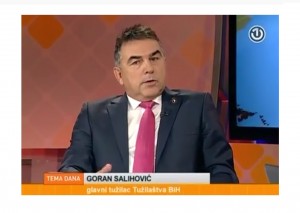Chief Prosecutor Goran Salihović participated in a BHT 1 show discussing current and most important topics pertaining to judiciary and Structural Dialogue.HJPC President Milan Tegeltija and Judge of BiH Court Branko Perić also participated in that show