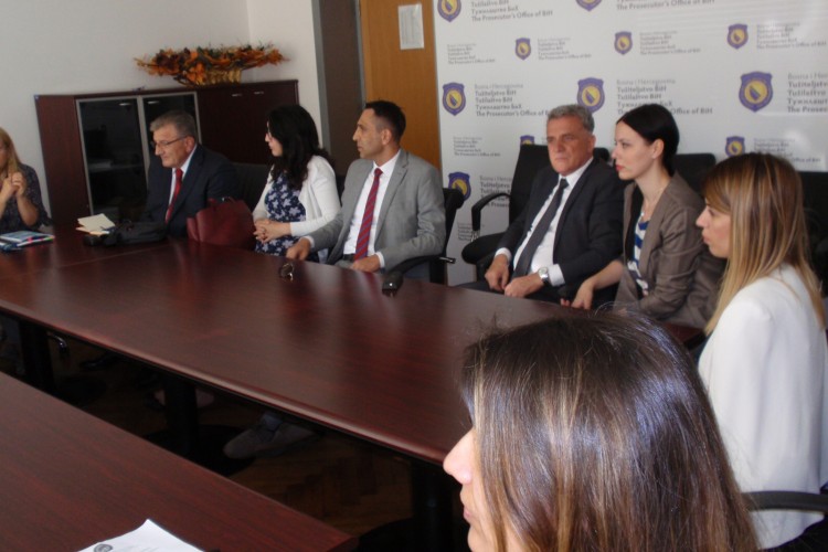 ACTING CHIEF PROSECUTOR GORDANA TADIC AND OFFICIALS OF THE PROSECUTOR’S OFFICE OF BIH MET WITH THE DELEGATION OF MONTENEGRIN PROSECUTORS 