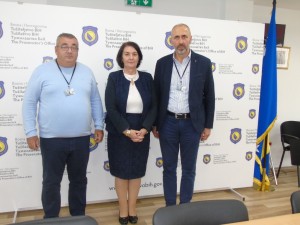 ACTING CHIEF PROSECUTOR OF BIH PROSECUTOR’S OFFICE GORDANA TADIĆ MEETS WITH MURIZ MEMIĆ AND  ATTORNEY IFET FERAGET 