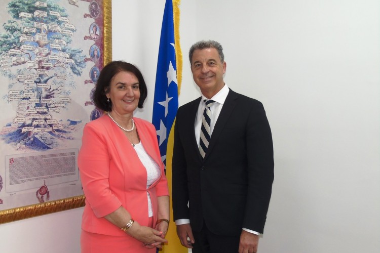 MECHANISM CHIEF PROSECUTOR BRAMMERTZ AND PO BIH CHIEF PROSECUTOR TADIC MEET IN SARAJEVO