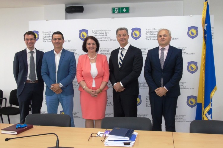 GLAVNI TUŽILAC MRMKS-a SERGE BRAMMERTZ U POSJETI TUŽILAŠTVU BiH