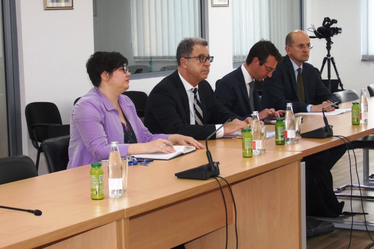 MECHANISM CHIEF PROSECUTOR BRAMMERTZ AND PO BIH CHIEF PROSECUTOR TADIC MEET IN SARAJEVO