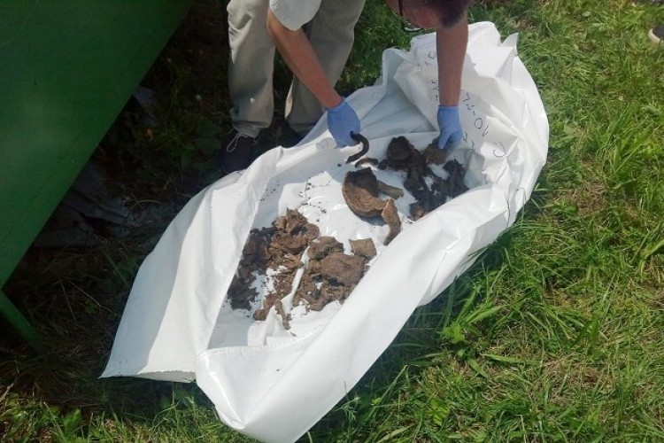 MORTAL REMAINS OF AT LEAST TWO PERSONS FOUND DURING EXHUMATION AT CAREVO POLJE IN JAJCE MUNICIPALITY 