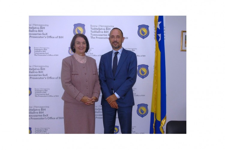 CHIEF PROSECUTOR MET WITH HEAD OF INTERNATIONAL ORGANISATION FOR MIGRATION (IOM) MISSION IN BOSNIA AND HERZEGOVINA