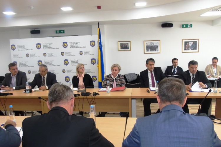 CHIEF PROSECUTOR OF THE PROSECUTOR’S OFFICE OF BIH CONVENED A JOINT MEETING OF TASK FORCES COMBATING TERRORISM AND TRAFFICKING IN PERSONS AND ILLEGAL MIGRATION