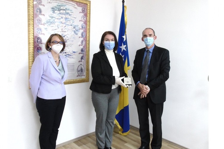 CHIEF PROSECUTOR GORDANA TADIĆ MEETS FRENCH POLICE ATTACHÉ TO BOSNIA AND HERZEGOVINA