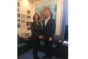 ACTING CHIEF PROSECUTOR GORDANA TADIĆ MET WITH THE CHIEF PROSECUTOR OF ICTY AND MICT SERGE BAMMERTZ IN THE HAGUE