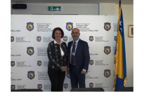CHIEF PROSECUTOR MEETS WITH EUROPOL LIAISON OFFICER TO BIH