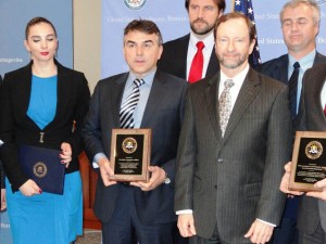 CHIEF PROSECUTOR AND EMPLOYEES OF THE PROSECUTOR’S OFFICE OF BiH WERE PRESENTED WITH RECOGNITION AWARDS BY THE U.S. AMBASSADOR TO BIH