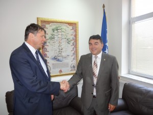 CHIEF PROSECUTOR GORAN SALIHOVIĆ MEETS THE CHIEF PROSECUTOR OF PARIS. CENTRAL TOPICS OF THE MEETING ARE FIGHT AGAINST TERRORISM AND INTERNATIONAL SMUGGLING OF ARMS AND EXPLOSIVES.