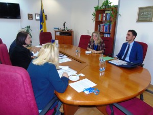 MS. GORDANA TADIĆ, ACTING CHIEF PROSECUTOR, MEETS WITH A REPRESENTATIVE OF THE SIRACUSA PROJECT FOR THE FIGHT AGAINST ILLICIT TRADE AND SMUGGLING 