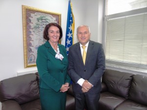 HIGH REPRESENTATIVE INZKO MEETS WITH GORDANA TADIĆ, ACTING CHIEF PROSECUTOR