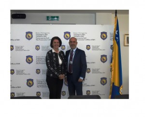 CHIEF PROSECUTOR MEETS WITH EUROPOL LIAISON OFFICER TO BIH