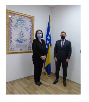 CHIEF PROSECUTOR GORDANA TADIĆ MEETS POLICE ATTACHÉ OF AUSTRIAN EMBASSY TO BOSNIA AND HERZEGOVINA