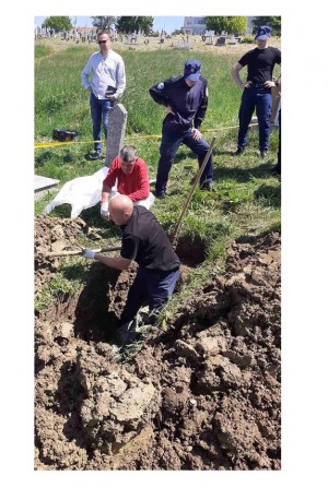 EXHUMATION OF VICTIM FROM PAST WAR COMPLETED IN DERVENTA MUNICIPALITY 