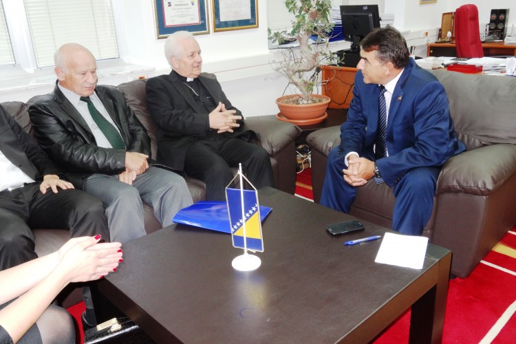 MONSIGNOR FRANJO KOMARICA, BISHOP OF BANJA LUKA, VISITED THE PROSECUTOR’S OFFICE OF BIH AND MET WITH THE CHIEF PROSECUTOR