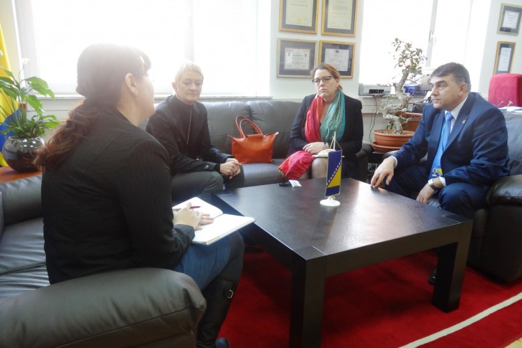 CHIEF PROSECUTOR MET WITH THE REPRESENTATIVE OF THE COUNCIL OF EUROPE IN BOSNIA AND HERZEGOVINA. SUPPORT TO ACTIVITIES OF THE PROSECUTOR’S OFFICE OF BIH IN A CASE RELATED TO FAILURE TO ENFORCE