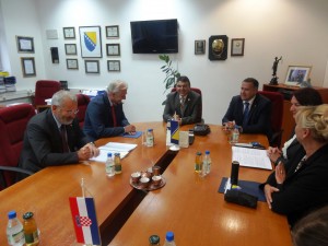 PROSECUTION OF WAR CRIMES AND JOINT ACTION AGAINST CROSS-BORDER AND ORGANIZED CRIME ARE PRIORITIES IN COOPERATION OF THE PROSECUTOR’S OFFICE OF BIH AND THE STATE ATTORNEY’S OFFICE OF THE REPUBLIC OF CROATIA