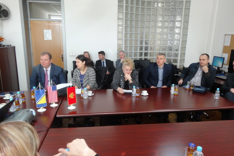 ДЕЛЕГАЦИЈА НАЈВИШИХ ЗВАНИЧНИКА ПРАВОСУЂА И ПОЛИЦИЈЕ ЦРНЕ ГОРЕ У ПОСЈЕТИ ТУЖИЛАШТВУ БиХ