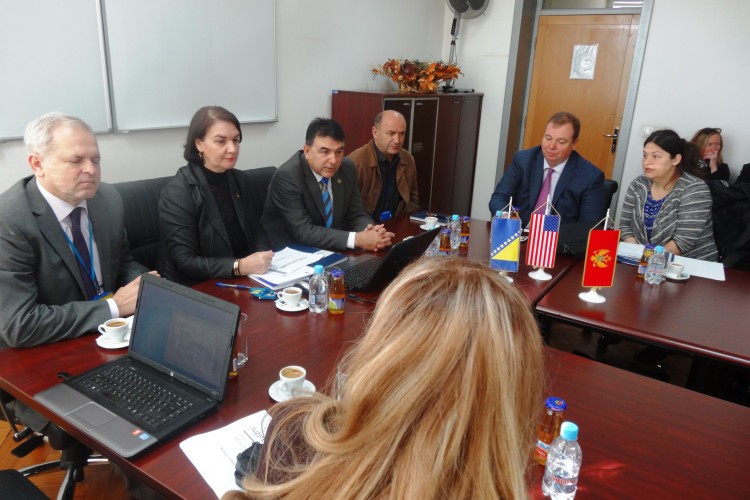 ДЕЛЕГАЦИЈА НАЈВИШИХ ЗВАНИЧНИКА ПРАВОСУЂА И ПОЛИЦИЈЕ ЦРНЕ ГОРЕ У ПОСЈЕТИ ТУЖИЛАШТВУ БиХ