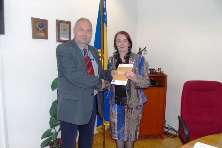 EU SECONDED PROSECUTOR ANTON GIRGINOV MET WITH ACTING CHIEF PROSECUTOR GORDANA TADIĆ