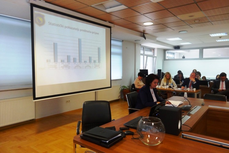 ACTING CHIEF PROSECUTOR PRESENTED THE 2017 REPORT AT THE HIGH JUDICIAL AND PROSECUTORIAL COUNCIL (HJPC) OF BIH