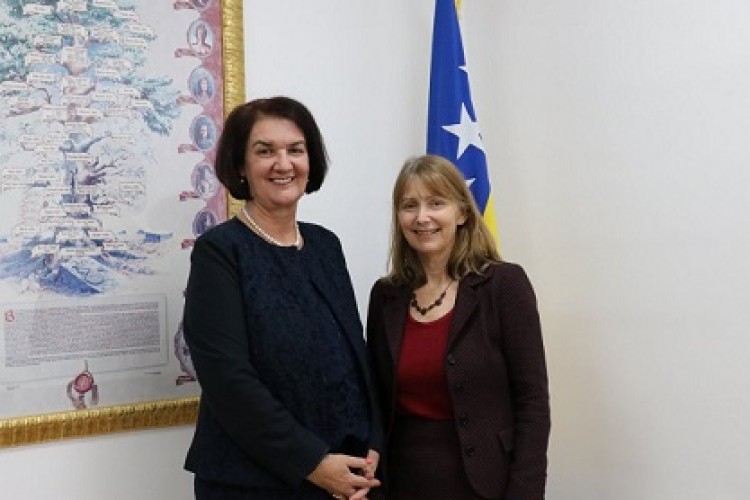 ГЛАВНА ТУЖИТЕЉКА ГОРДАНА ТАДИЋ САСТАЛА СЕ СА ШЕФИЦОМ МИСИЈЕ ОЕБС-а У БиХ