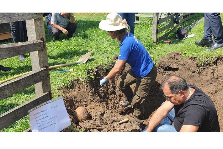 VICTIM’S MORTAL REMAINS FROM PAST WAR EXHUMED IN ROGATICA MUNICIPALITY