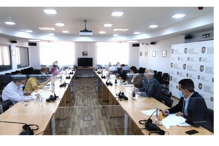 ГЛАВНА ТУЖИТЕЉКА И ЗВАНИЧНИЦИ ПОСЕБНОГ ОДЈЕЛА ЗА РАТНЕ ЗЛОЧИНЕ САСТАЛИ СЕ СА СТАЛНИМ СУДСКИМ ВИЈЕЋЕМ ЗА РАТНЕ ЗЛОЧИНЕ СУДА БиХ