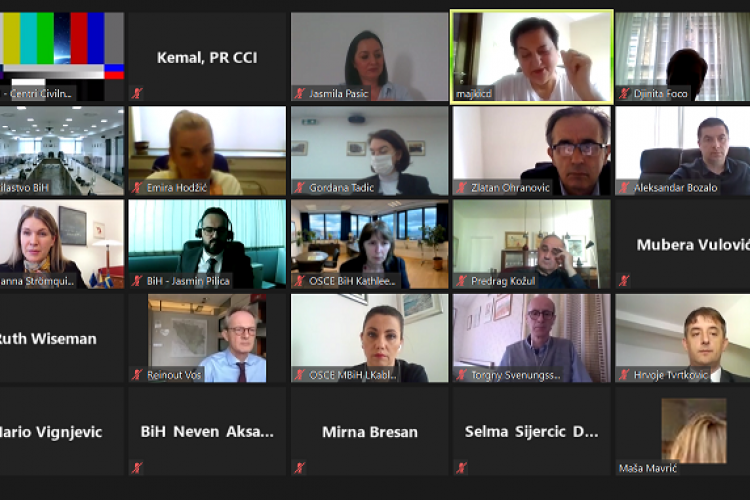 CHIEF PROSECUTOR GORDANA TADIĆ PARTICIPATES IN A MEETING OF AMBASSADORS AND REPRESENTATIVES OF INTERNATIONAL ORGANIZATIONS WITH MEMBERS OF THE WORKING GROUP FOR IMPROVING THE RESULTS OF THE STATE-LEVEL AUDIT PROCESS