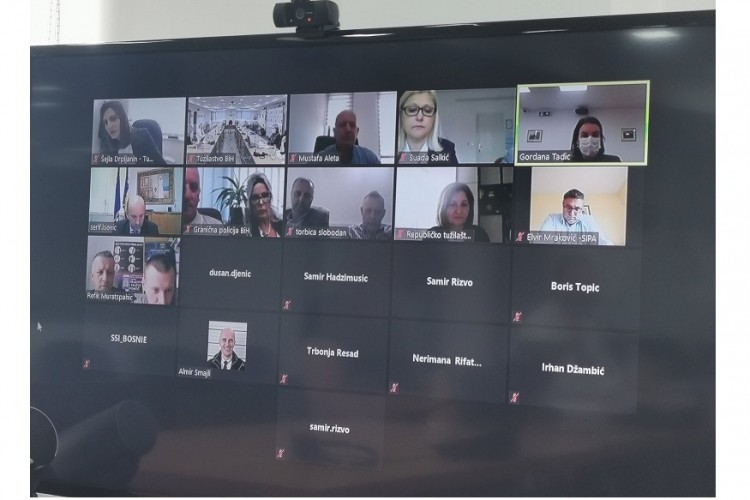 ONLINE MEETING OF TASK FORCE FOR FIGHT AGAINST TRAFFICKING IN HUMAN BEINGS AND ORGANIZED ILLEGAL IMMIGRATION HELD