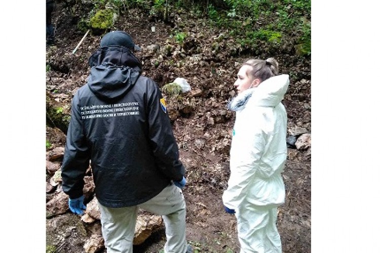 PROSECUTOR’S OFFICE OF BIH CONTINUES ACTIVITIES ON FINDING MORTAL REMAINS IN DOBRO POLJE, KALINOVIK MUNICIPALITY