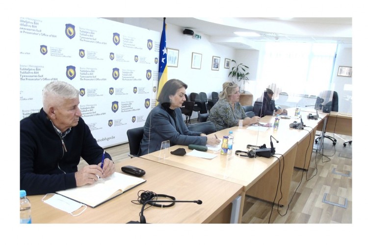 CHIEF PROSECUTOR GORDANA TADIĆ AND OFFICIALS OF THE SPECIAL DEPARTMENT FOR WAR CRIMES MEET WITH REPRESENTATIVES OF THE IRMCT OFFICE OF THE PROSECUTOR