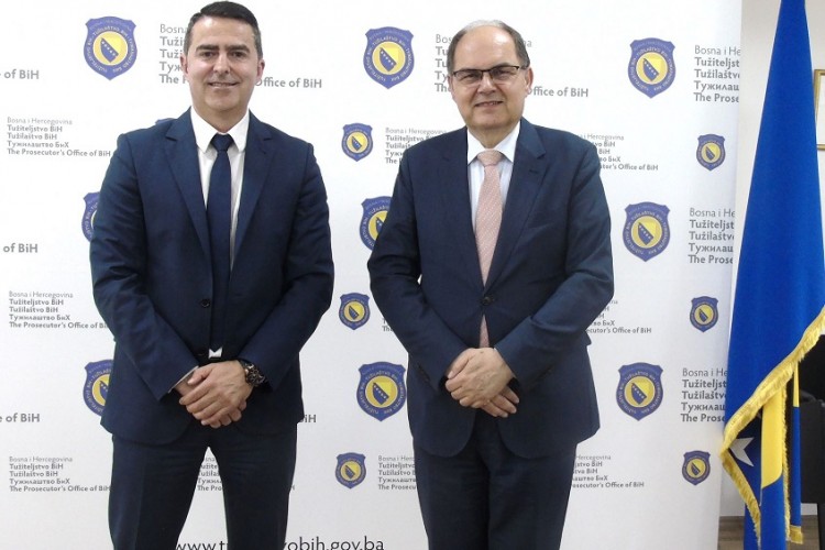 ACTING CHIEF PROSECUTOR MILANKO KAJGANIĆ MEETS WITH THE HIGH REPRESENTATIVE TO BOSNIA AND HERZEGOVINA – H.E. CHRISTIAN SCHMIDT