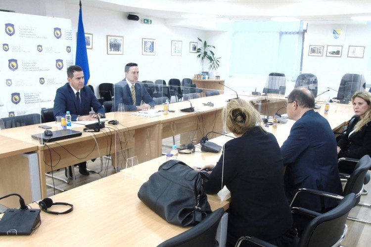 ACTING CHIEF PROSECUTOR MILANKO KAJGANIĆ MEETS WITH THE HIGH REPRESENTATIVE TO BOSNIA AND HERZEGOVINA – H.E. CHRISTIAN SCHMIDT