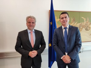 ACTING CHIEF PROSECUTOR OF THE PROSECUTOR’S OFFICE OF BIH MILANKO KAJGANIĆ MEETS WITH THE HEAD OF THE EU DELEGATION AND THE EU SPECIAL REPRESENTATIVE TO BIH - HE JOHANN SATTLER