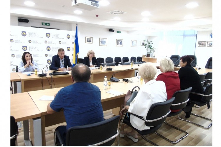 MEETINGS WITH REPRESENTATIVES OF THE ASSOCIATIONS OF VICTIMS AND FAMILIES OF THE INJURED PARTIES IN WAR CRIMES CASES FROM DIFFERENT REGIONS OF BIH HELD AT THE BIH PROSECUTOR’S OFFICE