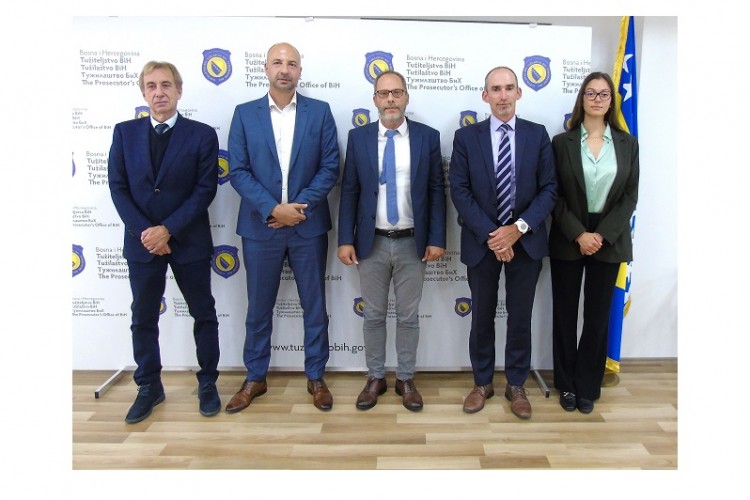 REPRESENTATIVES OF THE FRENCH MINISTRY OF INTERIOR (DIRECTORATE FOR INTERNATIONAL SECURITY COOPERATION - DCIS AND OFFICE FOR THE FIGHT AGAINST NARCOTICS - OFAST) VISIT THE PROSECUTOR’S OFFICE OF BIH.