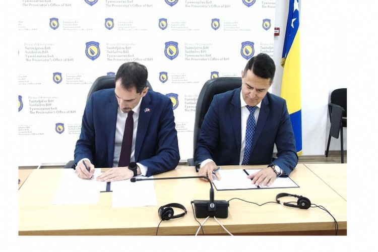 POTPISAN PROTOKOL O MEĐUSOBNOJ SARADNJI TUŽILAŠTVA BiH I VRHOVNOG DRŽAVNOG TUŽILAŠTVA CRNE GORE