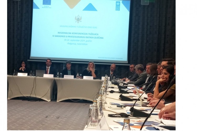 GLAVNI TUŽITELJ I DUŽNOSNICI POSEBNOG ODJELA ZA RATNE ZLOČINE NA KONFERENCIJI U PODGORICI