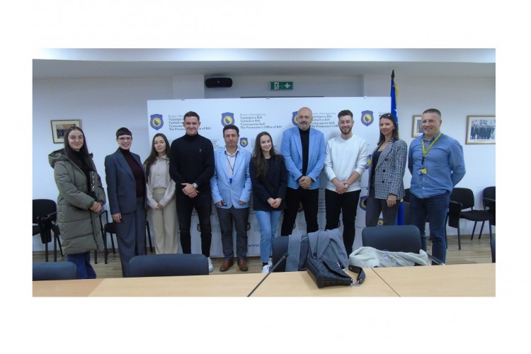 STUDENTS OF THE FACULTY OF CRIMINAL JUSTICE, CRIMINOLOGY AND SECURITY STUDIES VISITED THE PROSECUTOR’S OFFICE OF BIH