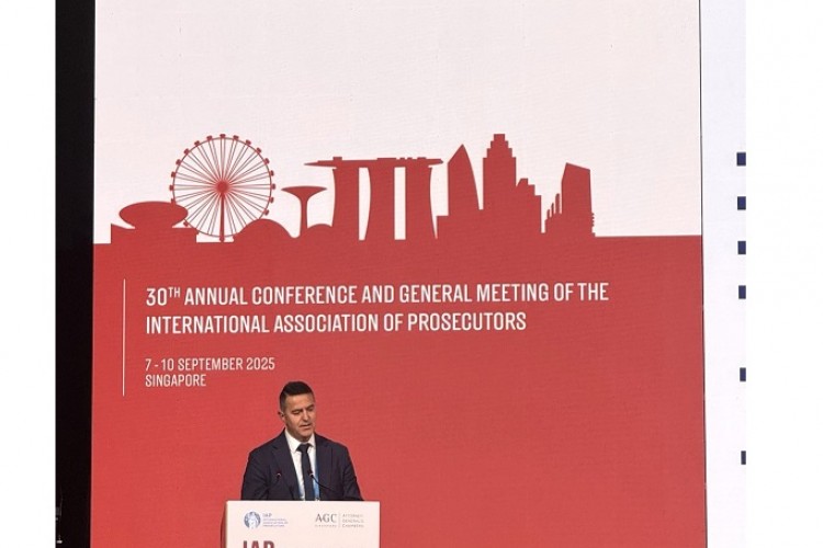 GLAVNI TUŽITELJ PREZENTIRAO AKTIVNOSTI U BORBI PROTIV TRGOVINE LJUDIMA I ILEGALNIH MIGRACIJA NA MEĐUNARODNOJ KONFERENCIJI TUŽITELJA